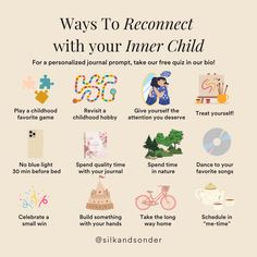 Rekindle the spirit of play! ✨ ⁠ ⁠ While there's no way to change the past, we can give our inner child a safe play to play, experiment, and experience joy in the present. ⁠ inner child, #innerchild, #innerchildhealing, inner child healing, self care for inner child, how to heal your inner child, self care activities, how to play again Activities For Self Love, How To Heal My Inner Child, Innerchild Healing Aesthetic, Ways To Heal Yourself, Inner Teen Healing, How To Heal Inner Child, How To Heal Your Inner Child