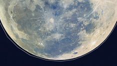 an image of the moon taken from space