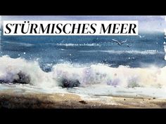 an image of a painting with the words stumisches meer on it