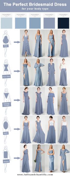 the perfect bridesmaid dress for your body type