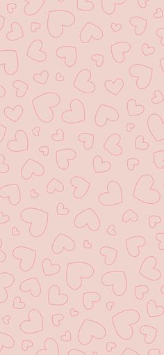 a pink background with lots of hearts on it