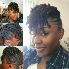 Braids and twists Natural Hairstyles With Braids, Cainrow Hairstyles, Braids And Twists, Hairstyles With Braids