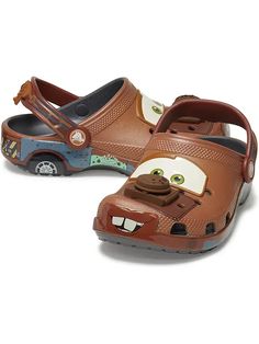 Crocs Kids Cars Mater™ Classic Clog (Little Kid/Big Kid) | Zappos.com Cars Mater, Mater Cars, Tow Mater, Crocs Classic Clogs, Disney Pixar Cars, Cars Movie, Pixar Cars, Lightning Mcqueen, Disney Cars