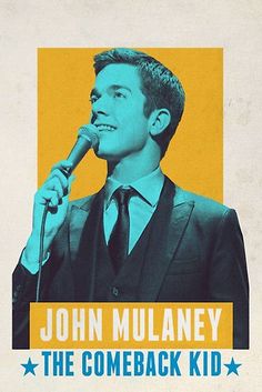 the poster for john mulaney's upcoming show, the come back kid