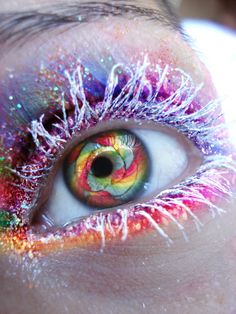 Rainbow Eyes, Hodge Podge, Nice Art, Eyes Lips, Drawing Skills, Eye Make, Pretty Eyes, Eye Art