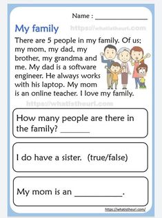 Conversation For Kids, Learn To Read English, English Conversation For Kids, Passage Writing