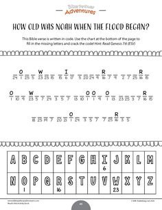 the printable alphabet and numbers worksheet for children to learn how to read