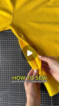 how to sew a t - shirt with pockets