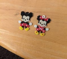 Handmade brick stich earrings by a Native American artist. Made to order in any theme/personalization you like. Seed Bead Cartoon Characters, Star Wars Brick Stitch, Brick Stitch Disney, Disney Beaded Earrings, Mickey Mousr, Cherokee Nc, Stitch Earrings, Brick Stitch Earrings, Native American Artists