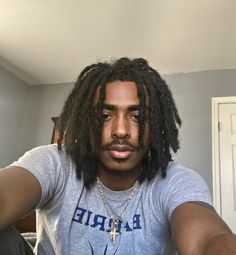 Loc Inspiration Men, Faux Locs Men Short, 4c Dreads Men, Faux Locs On Men, Messy Locs Men, Medium Length Locs Men, Medium Size Locs Men, 4c Locs Men, Thick Dreads Men