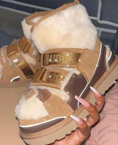 Sandal Boots, Cute Uggs, Fluffy Shoes, Trendy Shoes Sneakers, Jordan Shoes Girls, Cute Sneakers, Fresh Shoes, Hype Shoes, Girly Shoes