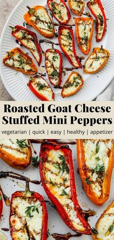 Peppers Appetizer, Cheese Stuffed Mini Peppers, Bacon Goat Cheese, Walder Wellness, Mini Peppers, Stuffed Mini Peppers, Recipes Yummy, Cheese Stuffed, Think Food