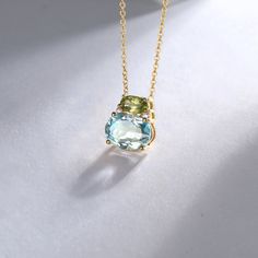 Peridot Topaz Two Stone Necklace. [ Made to Order ] * Metal: 925 Sterling Silver * Custom Gold Color: Gold Vermeil in 18K Rose Gold/ 18K Yellow Gold, Sterling Silver * Main Stone Type: Topaz, Oval, 8*6mm, 1 pcs                                   Peridot, Oval, 5*3mm, 1 pcs * Side Stone Type: Cubic Zirconia, 2 pcs * Gold KT: 14K Gold * Custom Gold Color: Rose Gold, Yellow Gold, White Gold * Main Stone Type: Topaz, Oval, 8*6mm, 1 pcs                                   Peridot, Oval, 5*3mm, 1 pcs * S 2 Stone Necklace, Peridot Color Aesthetic, Gems Necklace, Galaxy Necklace, Birthstone Gems, Gift For Mothers Day, Gem Necklace, Necklace Diamond, Engraved Jewelry