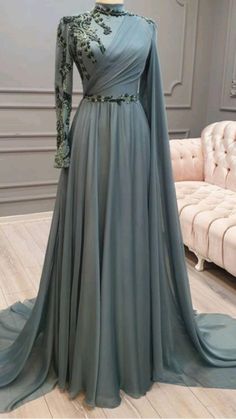 Hijab Formal, Muslim Prom Dress, Sateen Dress, Prom Evening Dresses, Muslim Bridal, Hijab Dress Party, Muslim Evening Dresses, Modest Evening Dress