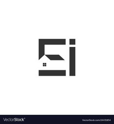 the letter e is made up of two houses