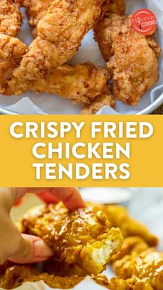 Try out this easy finger food recipe! Crispy Chicken Tenders are hand-breaded with the perfect blend of spices and made with a secret ingredient then fried until golden brown! Learn the secret in how to make chicken tenders like the Restaurants and wow your guests with this simple appetizer that tastes delicious. Spicy Fried Chicken Tenders, Crispy Fried Chicken Tenders, Chicken Tenders Recipes, Spicy Chicken Tenders, Breaded Chicken Tenders, Summer Chicken, Spicy Fried Chicken