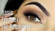 Countering Makeup, Eyeliner Basic, Beginners Eyeliner, Top Eyeliner, Makeup Tutorial Eyeliner