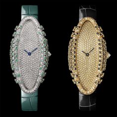 SIHH 2019: Cartier Libre – Jewelled Watches in Extravagant Shapes | SJX Watches Cartier High Jewelry, Red Watch, Swiss Made Watches, Watch Trends, Jewelry Watch, New Watch, Sapphire Studs, Expensive Watches