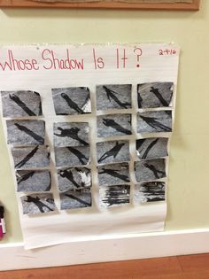 a bulletin board with black and white pictures on it that says, what else snow?