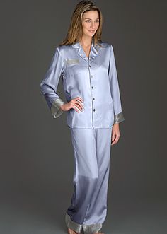 This Evening Lounge #Silk #Pajama is back in stock just in time for our sale! Treat yourself to luxurious silk sleepwear for only $148 today! Elegant Fitted Night Sets, Elegant Night Sets, Elegant Fitted Sets For Night, Elegant Satin Sleepwear For Pajama Party, Elegant Fitted Sleepwear For Pajama Party, Elegant Silk Sleep Sets, Elegant Silk Sleepwear Sets, Elegant Long Loungewear Sets, Elegant Satin Sets With Long Pants