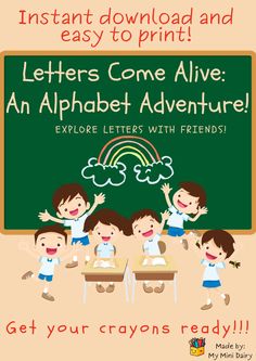 Introduce your little one to the exciting world of letters with this fun and educational alphabet coloring book! Designed for toddlers and preschoolers, "Letters Come Alive: Fun ABC Printable Coloring Pages" is a delightful learning adventure that helps children explore letters while engaging their creativity. Each letter of the alphabet is brought to life with playful illustrations that are perfect for coloring, allowing kids to connect with each letter in a fun, interactive way. Whether you're Abc Lettering For Kids, Abc Learning Games, Abc Printable, Abc Learning, Abc Printables, Curious Kids, Learning Abc, Alphabet Coloring Pages, Alphabet Coloring