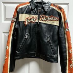 Vintage Leather Racing Jacket, Light Tan Leather Jacket Outfit, Safety Pin Wings Jacket, Motorcycle Jackets Women, Biker Fashion Womens, Vintage Harley Davidson Jacket, Men’s Leather Jackets, Fashion Coats & Jackets, Cool Leather Jackets