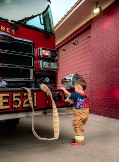 frisco family photographer, mckinney family photographer, plano family photographer, aubrey family photographer, milestone birthday session, firefighter birthday session, second birthday session, plano family photographer Toddler Birthday Pictures, Firefighter Birthday, Toddler Birthday, Fire Station, Birthday Pictures, Third Birthday, Sweet Sixteen, Fire Department, Birthday Photoshoot