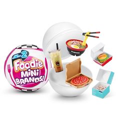 the foodie mini brand has been designed to look like it's coming out of a box