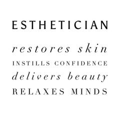 Esthetician Quotes Humor, Mission Statement For Esthetician, Esthetician Social Media Post Ideas, Esthetician Student Outfit, Esthetician Goal Board, Vision Board For Esthetician, Esthetician Meaning, Future Esthetician Wallpaper, Studying Esthetician