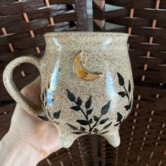 Witch Pottery, Witchy Pottery, Thanksgiving Pottery, Pottery Painting Date, Whimsical Ceramics, Art Final Project, Ceramic Witch, Halloween Pottery, Fancy Cups