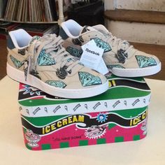 Ice Cream Reebok Sneakers Brand New With Tags And Box. Excellent Condition. Reebok Shoes Men, Cream Reebok, Reebok Sneakers, Reebok Shoes, Sneaker Brands, Shoes Men, Mens Shoes Sneakers, Men's Shoes, Shoes Sneakers