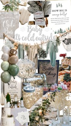 a collage of christmas items and decorations