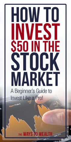 the cover of how to invest $ 50 in the stock market