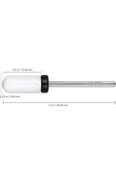 PANA Smooth Top Small Barrel 3/32&#34; Ceramic Bit - Extra Coarse Grit - Fast remove Acrylic or Hard Gel Nail Drill Bit for Manicure Pedicure Salon Professional or Beginner Remove Acrylics, Hard Gel Nails, Hard Gel, Nail Drill, Manicure Pedicure, Drill Bit, Drill Bits, Gel Nail