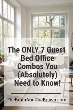 The 7 Genius Office Guest Bedroom Combos (The ONLY Types You Actually Need to Know About)! -  #Bedroom #Combos #Genius #guest #Office #Types