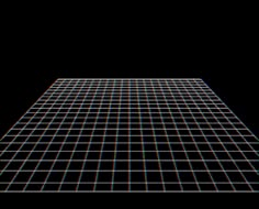 an image of a black and white grid on the ground with no people in it