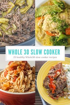 whole 30 slow cooker meals that are easy to make