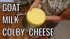 Goat Milk Cheese Recipe, How To Make Goat Cheese, Goats Milk Cheese, Goat Milk Cheese, Homemade Cheeses, Milk Goats, Goat Milk Recipes