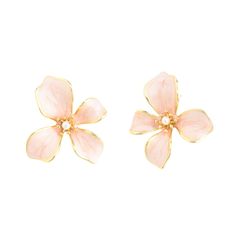 Our Hope In Bloom Earrings make an unforgettable statement you’ll want to pair with every look! Shimmering misty rose pink enamel on 14K plated gold shapes the 3D flower earring, creating a beautiful stage for the mother of pearl within. Style yours with a gorgeous formal look or with your weekend vibes tee and shorts. As you wear and gift our Hope In Bloom Earrings, celebrate the power of hope you share with the survivors beginning a new life of freedom at Starfish Project. May this hope bloom in every season! Box size and color may vary.  Materials: 14K Gold plated brass with enamel earringsHypoalle rgenic; lead and cadmium free with nickel content less than 100 ppm. Size: 1. 14 inches Suggested MSRP: $47. 99 wipe clean Starfish Project, Flower Earring, Misty Rose, August Birthstone Jewelry, July Birthstone Jewelry, Pink Enamel, Gifts For New Mums, Jewelry Ring Box, Pearl Jewellery Earrings