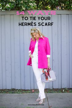 How to tie your Hermes scarf. #hermesscarf #ties