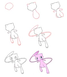 how to draw an animal with different shapes and colors