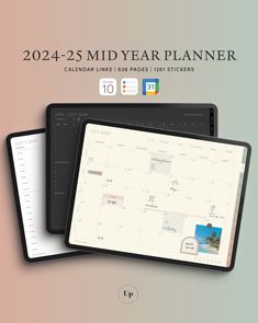 the calendar is open and ready to be used on your ipad or tablet, as well as other devices