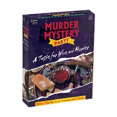 "Buy the Murder Mystery Party A Taste for Wine and Murder at Michaels. com. Everyone's a suspect when murder is on the menu. Here's everything you need to serve up mystery, murder, and fun - party planner, invitations, recipes - plus a tasty murder to solve. Everyone's a suspect when murder is on the menu. Here's everything you need to serve up mystery, murder, and fun - party planner, invitations, recipes - plus a tasty murder to solve. Just invite five to seven of your friends to join you for Mystery Party Games, Mystery Party Game, Mystery Dinner Party, Dinner Party Games, Mystery Dinner, Mystery Games, Mystery Party, Light Snacks, Adult Party Games