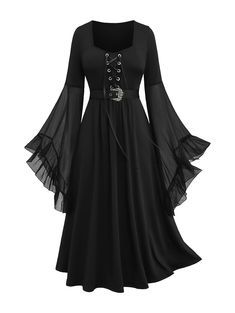 Step into the mystical with a witch costume that’s full of magic and charm! Perfect for casting spells and making a magical entrance at any Halloween event 🎃🖤 Panther Halloween Costume, Flag Dress, Lace Dress Vintage, Hawaiian Outfit, Belt Dress, Evening Dresses Cocktail, Plus Size Outerwear, Sequin Maxi Dress