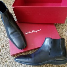 Reposhing This Item I Purchased From @Duckie3737. Loved It, But Ready To Rotate For Something New. Questions? Leave A Comment Below! Dress Boot, Mens Dress Boots, Mens Leather Boots, Salvatore Ferragamo Shoes, Ferragamo Shoes, Leather Boot, Dress With Boots, Salvatore Ferragamo, Something New