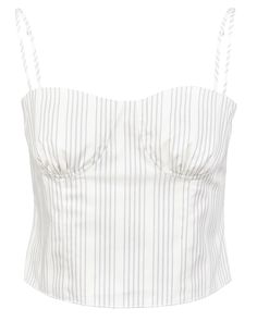 Corset Camisole - Chalk Stripe - MY MUM MADE IT Printed Corset, Warm Weather Outfits, Causual Outfits, Corset Style, Recycled Paper