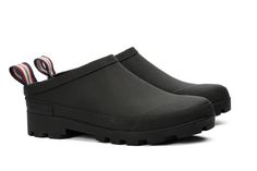 Womens - Bodega Clog - Black – SeaVees Fun Black Non-slip Clogs, Comfortable Black Slip-resistant Clogs, Cheap Slip-resistant Black Clogs, Affordable Non-slip Black Clogs, Durable Black Slip-on Clogs, Rubber Clogs, Black Clogs, Vegan Sneakers, Type Of Person