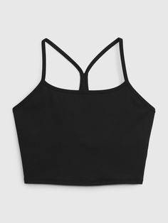 GapFit Power Racerback Brami | Gap Bra Workout, Cami Bra, Gap Fit, Gap Women, Built In Shelves, Freedom Of Movement, Shelf Bra, Black Tank Tops, Bra Tops