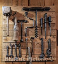 Photo - Billy Graham's Tools, displayed in The Billy Graham Library, a barnlike Structure in Charlotte, North Carolina, That is More of a Museum Than Library Antique Tools Display, Billy Graham Library, Tool Display, Woodshop Tools, Rusty Tools, Antique Hand Tools, Antique Booth Displays, Archive Library, Old Ladder