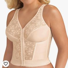 Brand New Exquisite -Full-Coverage Longline Bra Sze. 44d Rose Beige. Comfort And Control Wireless, Smoothing Longline Bra, Slimming, Shaping And Posture Support. This V Neck Bra Features Elegant Lance And A Wide Elastic Band For The Perfect Fit. Front Closure With Size 44d. Posture Bra, Posture Support, Big Bra, Rose Beige, Longline Bra, Bra Types, Full Coverage Bra, Plus Size Bra, Dolce E Gabbana